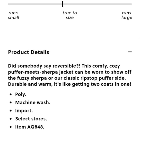 NWOT J. Crew boys reversible Sherpa puffer jacket with Primaloft. - Picture 6 of 10